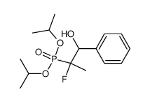 (1-Fluoro-2-hydroxy-1-methyl-2-phenyl-ethyl)-phosphonic acid diisopropyl ester Structure