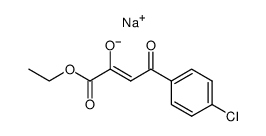4-(4-chlorophenyl)-2,4-dioxobutyric acid ethyl ester sodium salt结构式