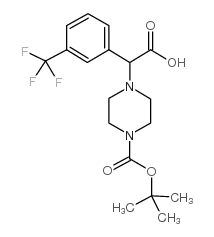 2-(4-Boc-哌嗪基)-α-(3-三氟甲基-苯基)乙酸图片