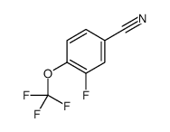 3-fluoro-4-(trifluoromethoxy)benzonitrile structure