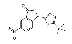 3-(5-tert-butylfuran-2-yl)-6-nitro-3H-2-benzofuran-1-one Structure