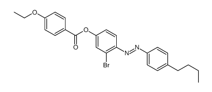 [3-bromo-4-[(4-butylphenyl)diazenyl]phenyl] 4-ethoxybenzoate Structure