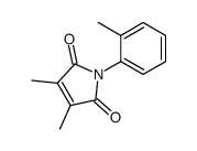 3,4-dimethyl-1-(2-methylphenyl)pyrrole-2,5-dione Structure
