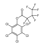 (2,3,4,5,6-pentachlorophenyl) 2,2,3,3,4,4,4-heptafluorobutanoate结构式