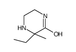 3-ethyl-3-methyl-2-piperazinone(SALTDATA: FREE)结构式