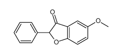 5-methoxy-2-phenyl-1-benzofuran-3-one Structure