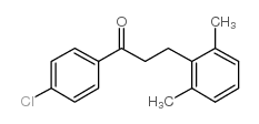 4'-CHLORO-3-(2,6-DIMETHYLPHENYL)PROPIOPHENONE Structure