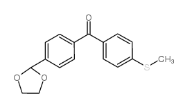 4-(1,3-DIOXOLAN-2-YL)-4'-THIOMETHYLBENZOPHENONE picture