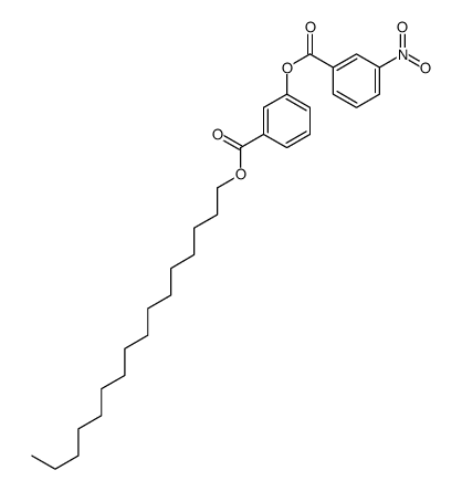 (3-hexadecoxycarbonylphenyl) 3-nitrobenzoate结构式