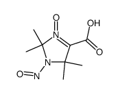 4-carboxy-1-nitroso-2,2,5,5-tetramethyl-3-imidazoline-3-oxide Structure