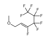 3,4,4,5,5,6,6,6-octafluoro-1-methoxyhex-2-ene结构式