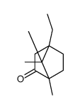 4-ethyl-1,7,7-trimethylbicyclo[2.2.1]heptan-2-one结构式