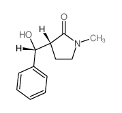 2-Pyrrolidinone,3-(hydroxyphenylmethyl)-1-methyl-, (R*,R*)- (9CI) Structure