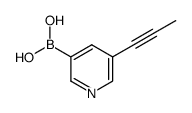 [5-(Prop-1-ynyl)pyridin-3-yl]boronic acid Structure