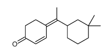 4-[1-(3,3-dimethylcyclohexyl)ethylidene]cyclohex-2-en-1-one Structure