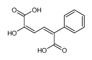 2-hydroxy-5-phenylhexa-2,4-dienedioic acid Structure