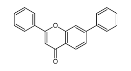 2,7-diphenylchromen-4-one Structure