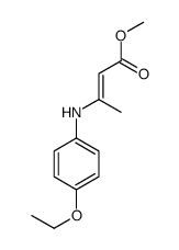 methyl 3-(4-ethoxyanilino)but-2-enoate Structure