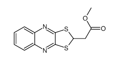 methyl 2-([1,3]dithiolo[4,5-b]quinoxalin-2-yl)acetate Structure