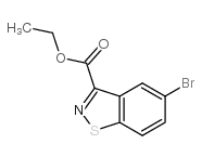 ethyl 5-bromo-1,2-benzothiazole-3-carboxylate Structure