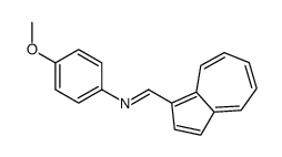 1-azulen-1-yl-N-(4-methoxyphenyl)methanimine结构式