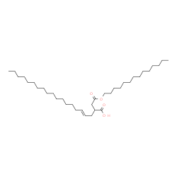 tetradecyl hydrogen 2-octadecenylsuccinate结构式