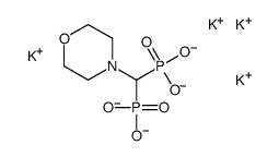 (morpholinomethylene)bisphosphonic acid, potassium salt Structure