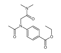 ethyl 4-[acetyl-[2-(dimethylamino)-2-oxoethyl]amino]benzoate结构式