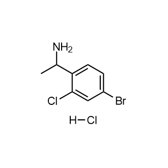 1-(4-Bromo-2-chlorophenyl)ethan-1-aminehydrochloride Structure