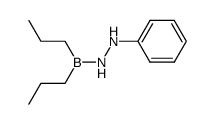 (n-C3H7)2BNHNHC6H5 Structure