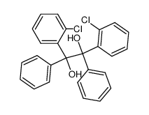 1,2-bis-(2-chloro-phenyl)-1,2-diphenyl-ethane-1,2-diol Structure