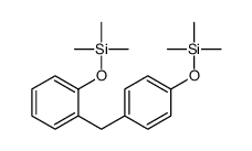 trimethyl-[2-[(4-trimethylsilyloxyphenyl)methyl]phenoxy]silane Structure