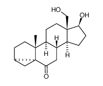 17β,18-Dihydroxy-3,5-cycloandrostan-6-on Structure