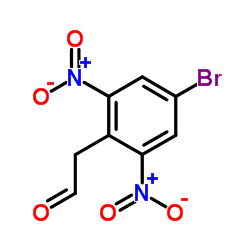 (4-Bromo-2,6-dinitrophenyl)acetaldehyde Structure