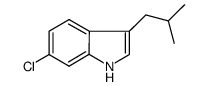 6-chloro-3-isobutylindole结构式