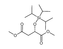 dimethyl (S)-(-)-2-(triisopropylsilyloxy)butandioate结构式