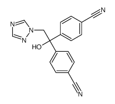 4-[1-(4-cyanophenyl)-1-hydroxy-2-(1,2,4-triazol-1-yl)ethyl]benzonitrile Structure
