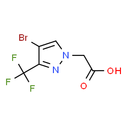 [4-Bromo-3-(trifluoromethyl)-1H-pyrazol-1-yl]acetic acid picture