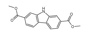 dimethyl 9H-carbazole-2,7-dicarboxylate Structure