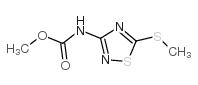 METHYL 5-METHYLTHIO-1,2,4-THIADIAZOL-3-YLCARBAMATE Structure