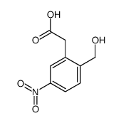 2-(2-(hydroxyMethyl)-5-nitrophenyl)acetic acid Structure