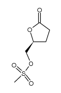 (S)-(+)-5-Mesyloxymethyl-2-oxotetrahydrofuran Structure