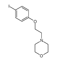4-(2-(p-iodophenoxy)ethyl)morpholine结构式