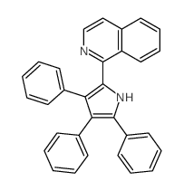 Isoquinoline,1-(3,4,5-triphenyl-1H-pyrrol-2-yl)- picture