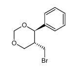 (4-phenyl-1,3-dioxan-trans-5-yl)bromomethane Structure
