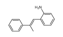 2-(2-phenylprop-1-en-1-yl)aniline结构式