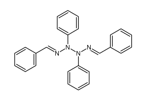 1,4-dibenzylidene-2,3-diphenyl-tetrazane结构式