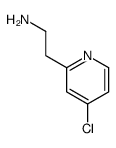 2-(4-chloropyridin-2-yl)ethanamine结构式