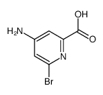 4-Amino-6-bromopicolinic acid Structure