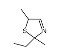 2-ethyl-2,5-dimethyl-5H-1,3-thiazole Structure